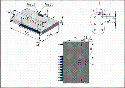 1×16 Optical Switch Module Size